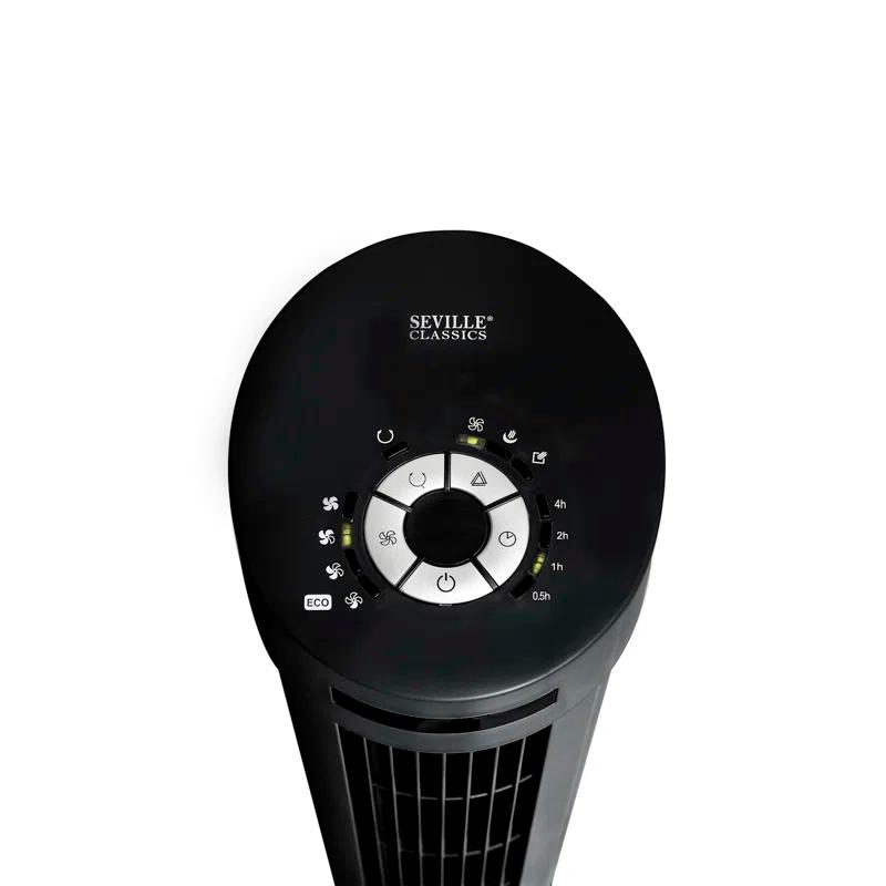 Seville Classics UltraSlimline® 40" Oscillating Tower Fan Combo
