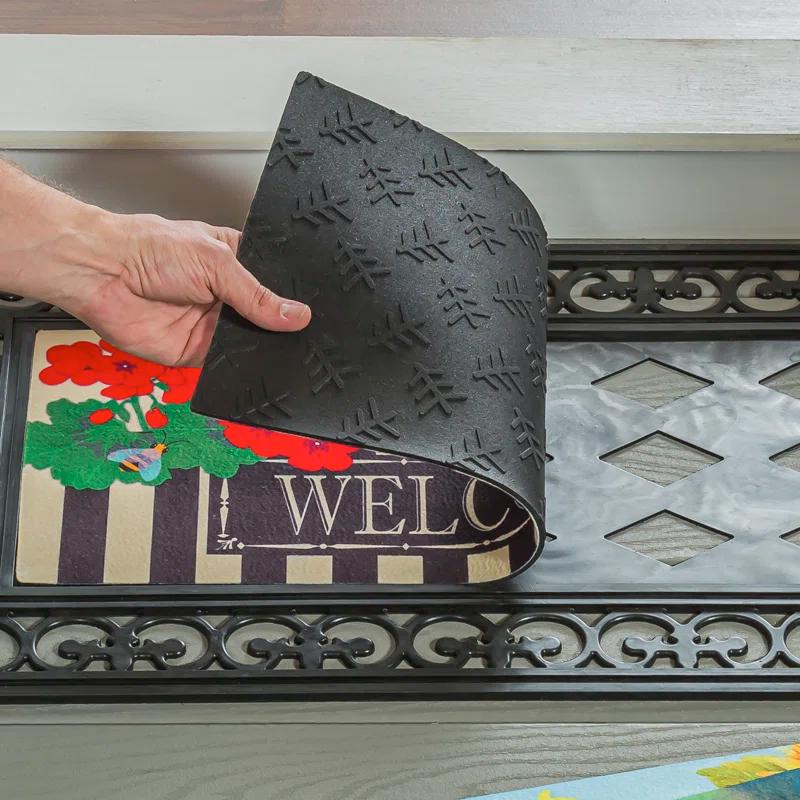 Evergreen Enterprises, Inc Sassafras Harvest & Winter Set of 5 Door Mats with Rubber Display Frame & Reviews | Wayfair