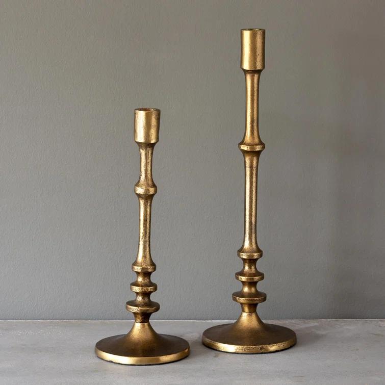 Park Hill Collection Southern Classic 100% Aluminum Tabletop Candlestick