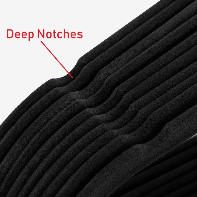 Rebrilliant Plastic Standard Hanger for Suit/Coat (Set of 100)
