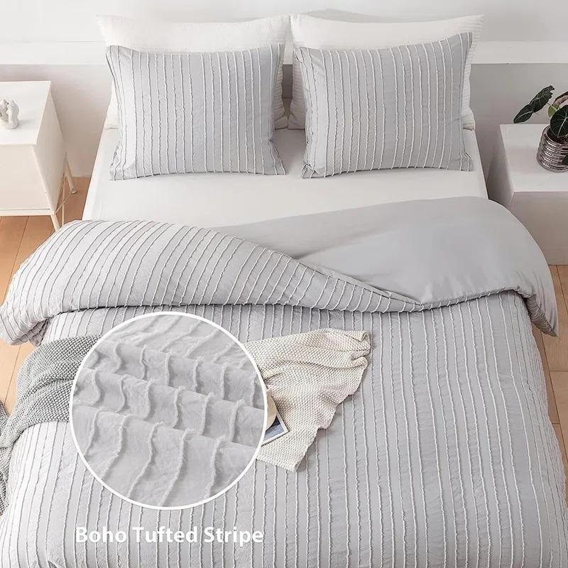 Nayoroom SJT-CRTW Bohemian Twill Striped Duvet Cover Set