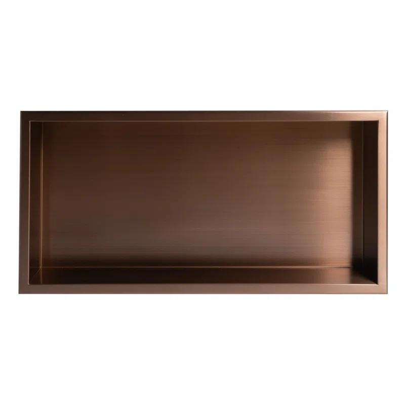 Adhesive Stainless Steel Shower Shelf