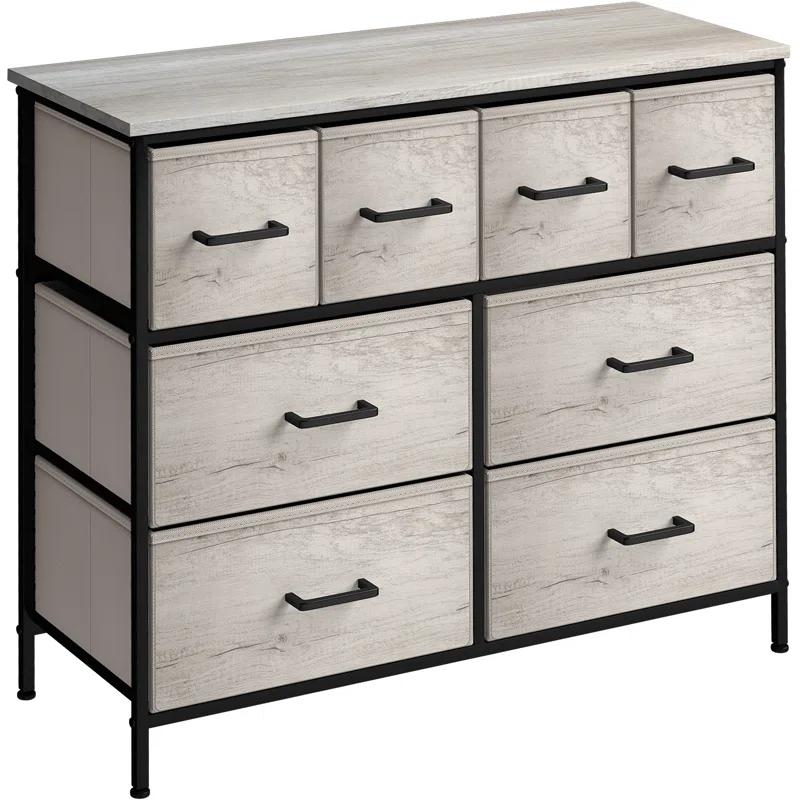 Sorbus 8 Drawers Chest Dresser with Knob Handle