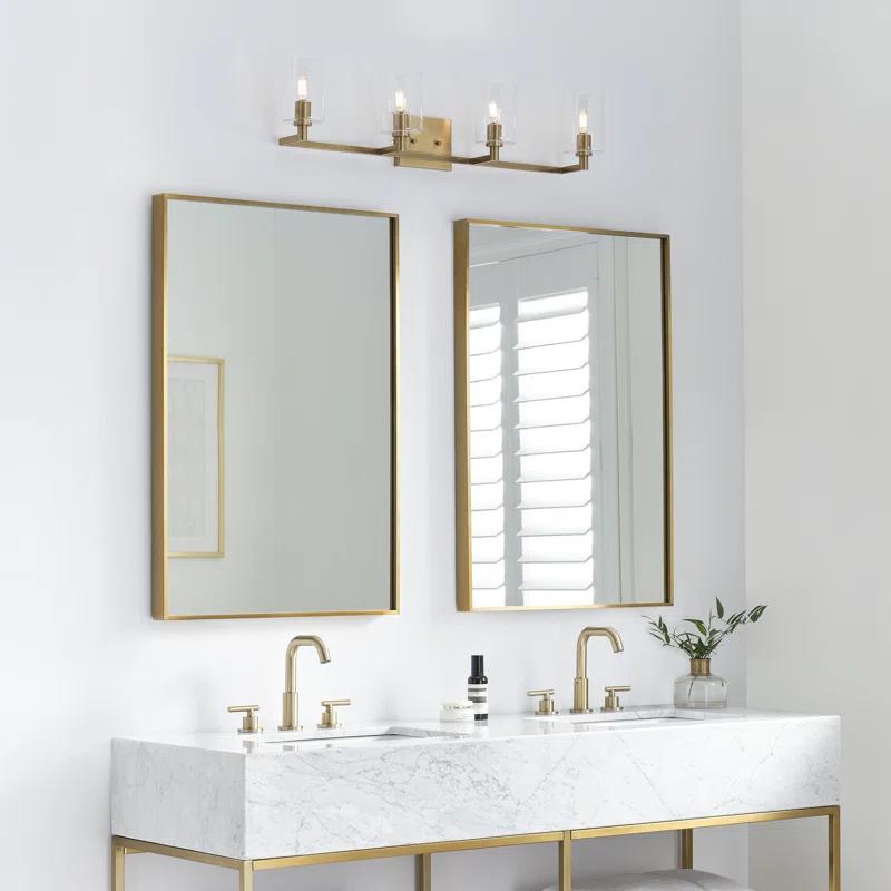 Haines 4 Light Transparent Dimmable Vanity Light