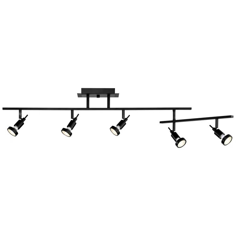 Access Lighting 51.5'' 5 -Light Swing Arm Track Track Kit with Dimmable