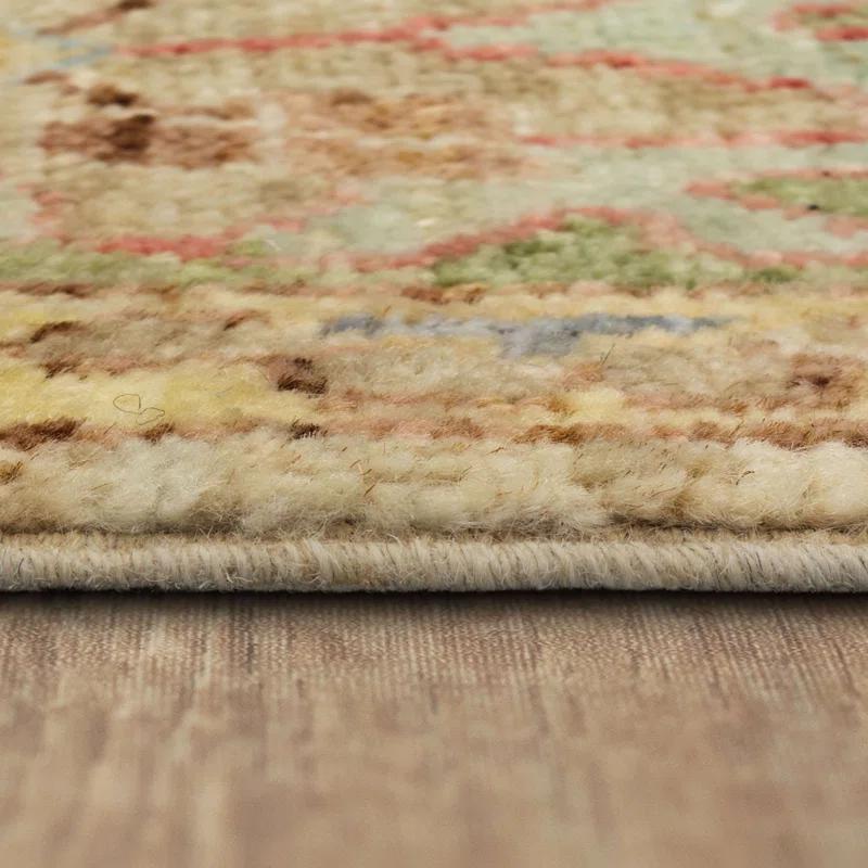 Karastan Karastan Rugs Mystique Beige Traditional Floral Area Rug