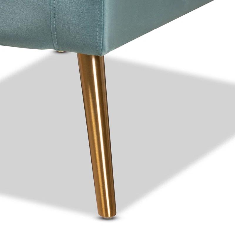 Everly Quinn Arbaaz Velvet Armchair