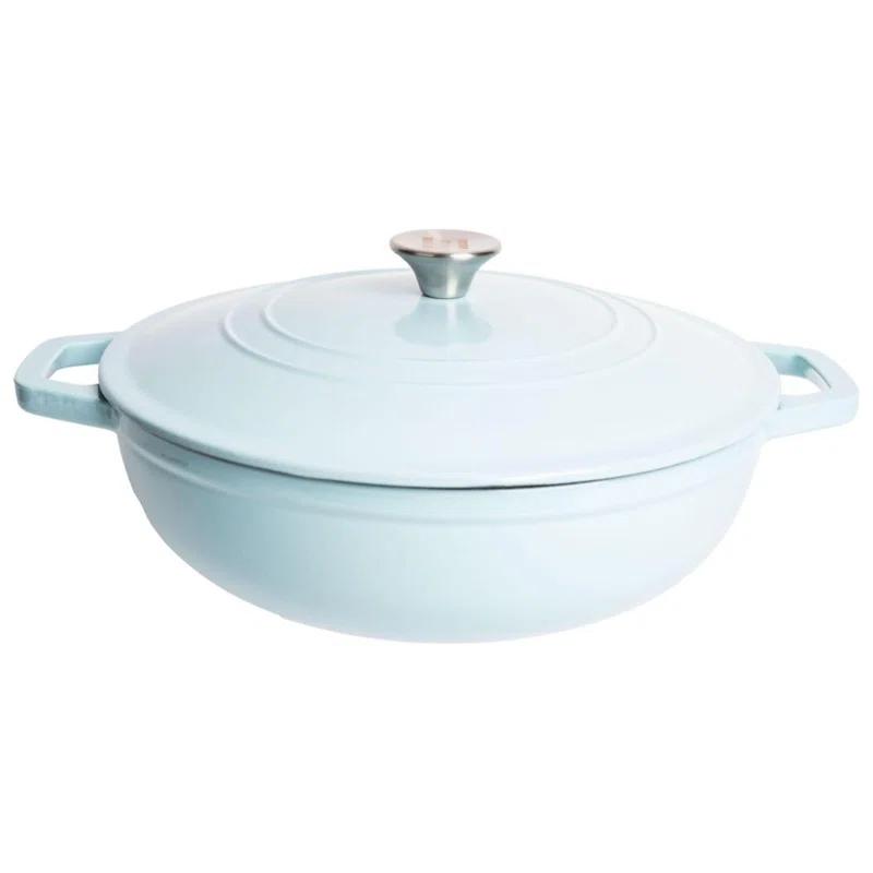 Lexi Home Lexi Home 5 qt. Enameled Cast Iron Round Braiser