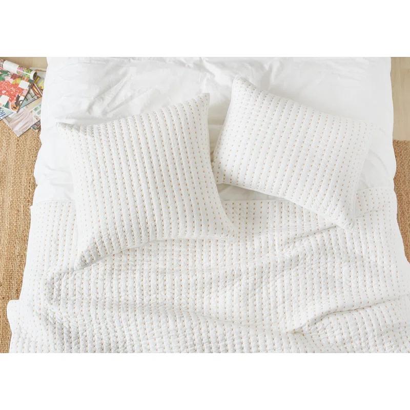 C&F Home Hilton Ochre Cotton Standard Sham