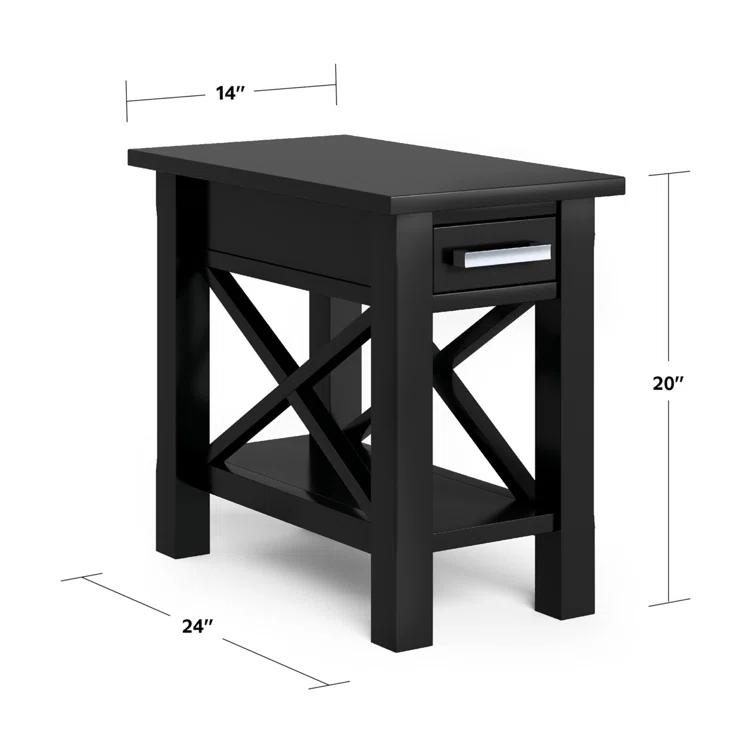 Simpli Home Kitchener End Table with Storage