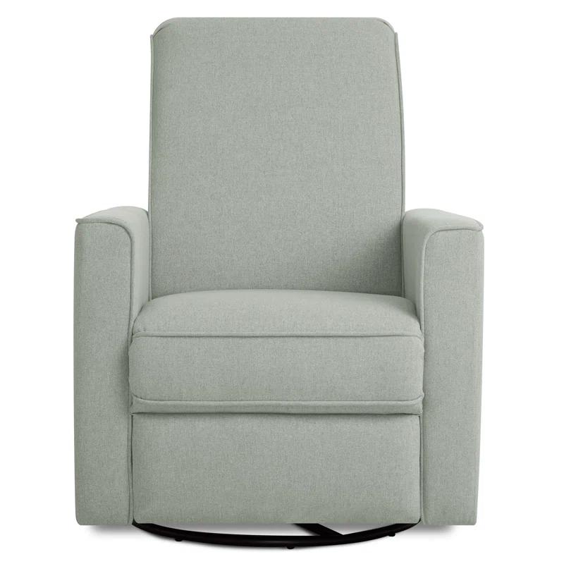 Evolur Greenguard Gold Certified Upholstered Swivel Reclining Glider
