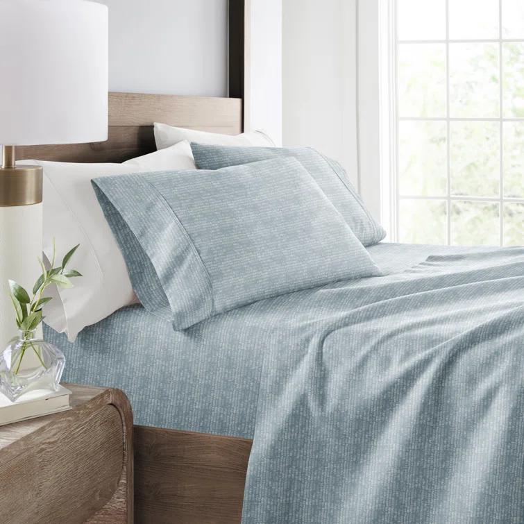 IEnjoy Home 4 Piece Delicate Details Pattern Sheet Set & Reviews | Wayfair