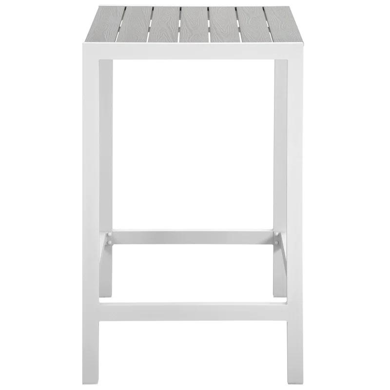 Modway Maine Aluminum Outdoor Patio Bar Table & Reviews | Wayfair