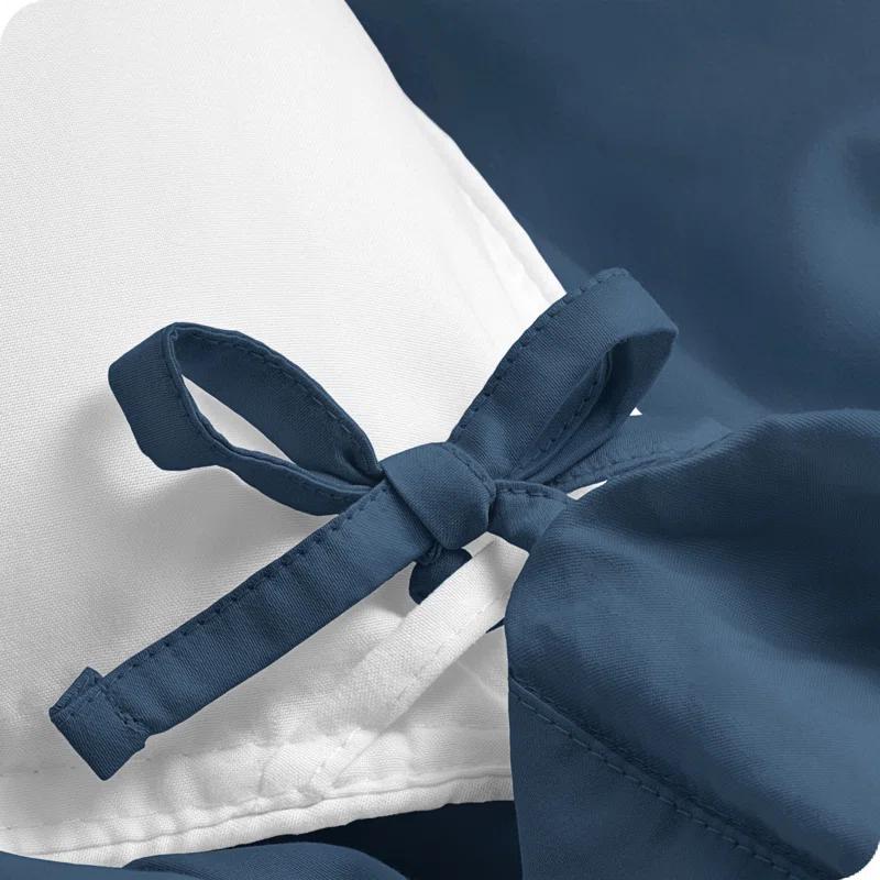 Bare Home Modern & Contemporary Organic Percale Duvet Cover Set