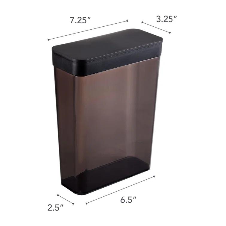 Yamazaki Home Yamazaki Home Dry Food Storage Container With Sliding Lid , Cereal, Grains, Pasta, Flour, 9.5 cups