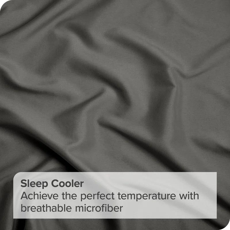 Bare Home 1800 Premium Microfiber Reversible Bed-In-A-Bag