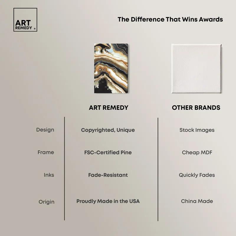 Art Remedy Black and Gold II