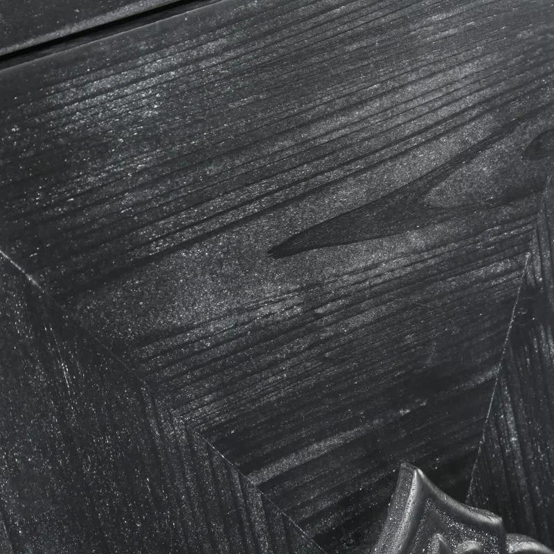 Bungalow Rose Antique Four Door Cabinet For Living Room