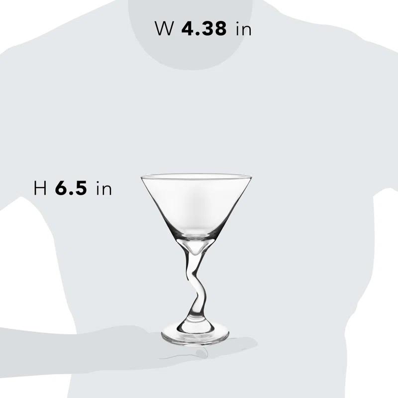 Libbey Libbey Z-Stem 9.25 oz. Martini Glasses (Set of 4)