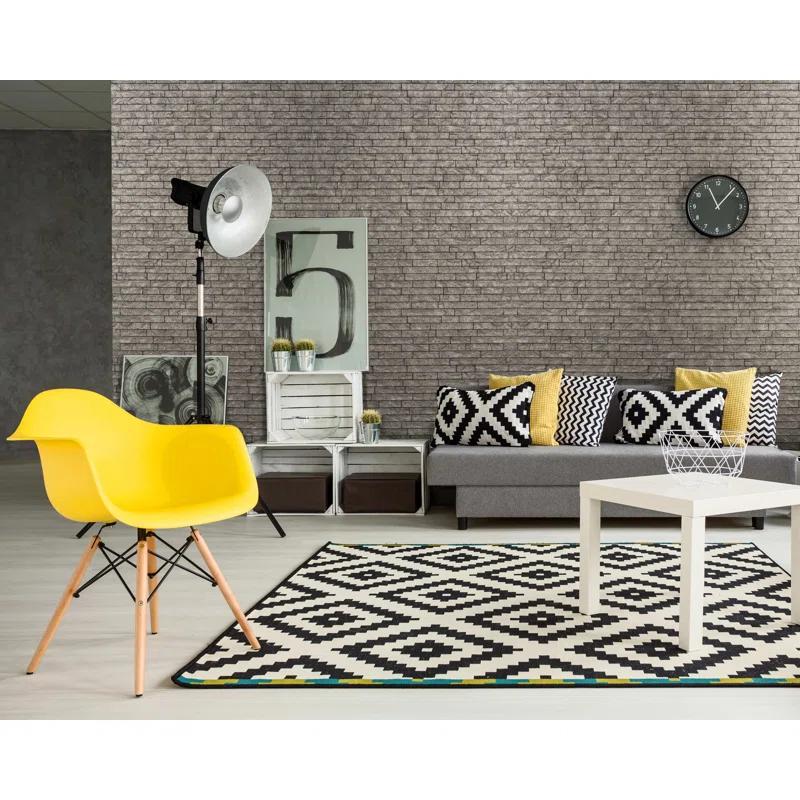 Innovera Decor by Palram Ledge Stone 24" x 24" PVC Wall Paneling in Portland Cement