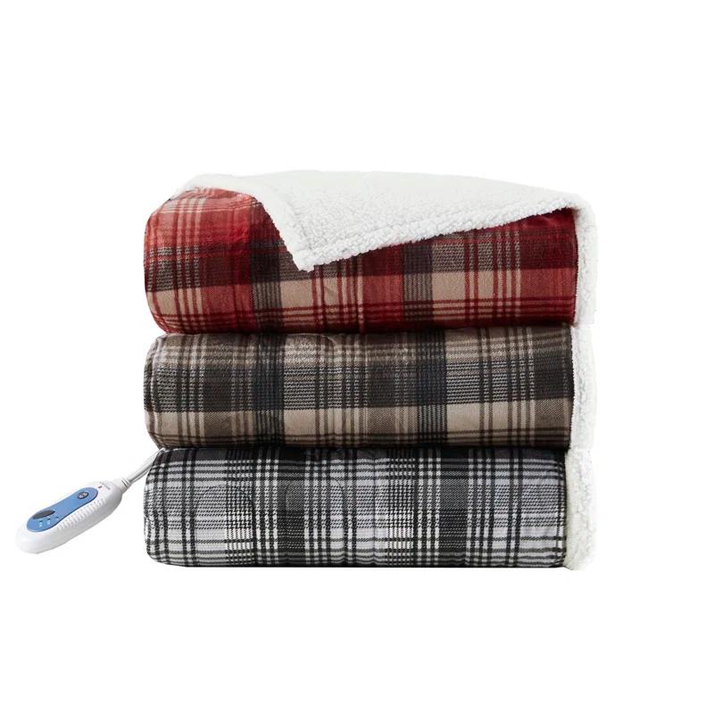 Woolrich Tasha Oversized Mink to Berber Heated Throw