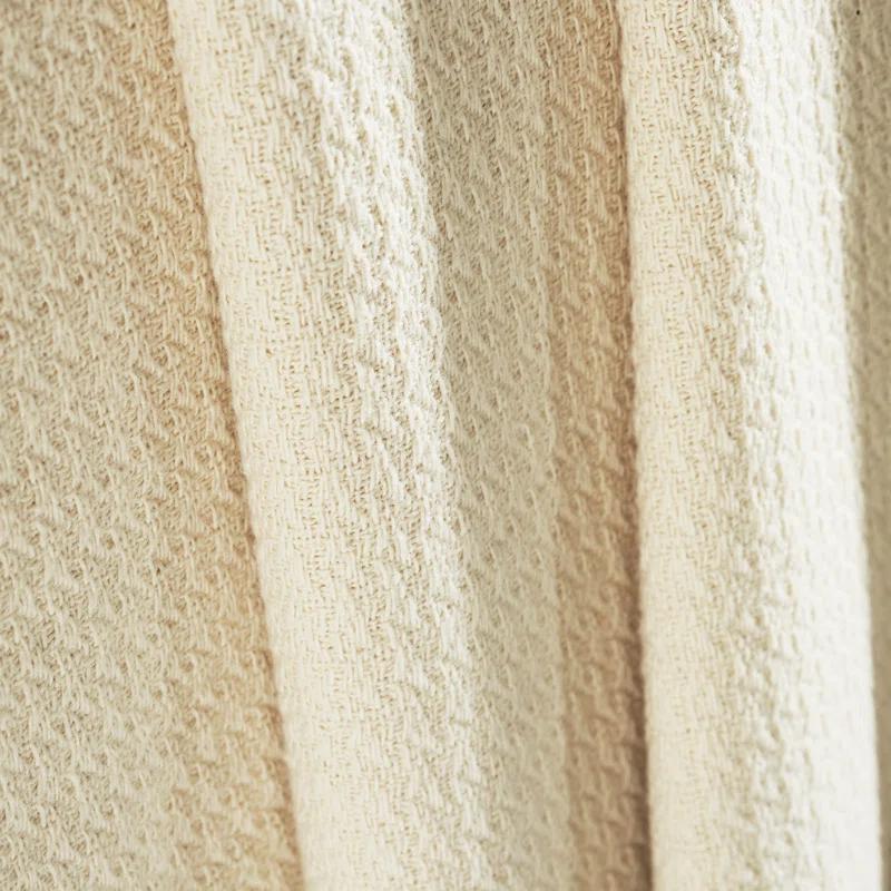 Superior Waffle Weave Honeycomb Knit Soft Textured All-Season Cotton Blanket