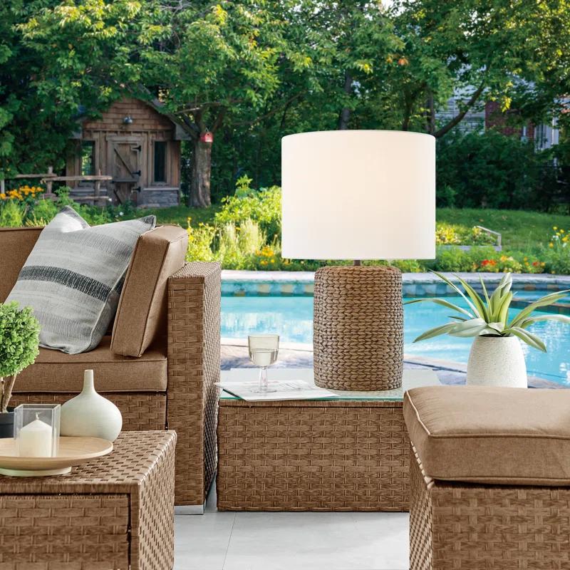 Lite Source Sujay 29.5'' Battery Powered Integrated LED Outdoor Table Lamp