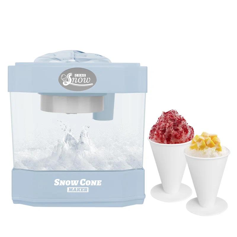KOHROS Snow Cone Maker Shaved Ice Tabletop Frozen Drinks Single