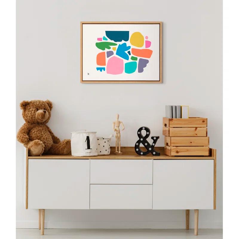George Oliver Summer Love Songs by Kelly Knaga - Floater Frame Painting on Canvas | Wayfair