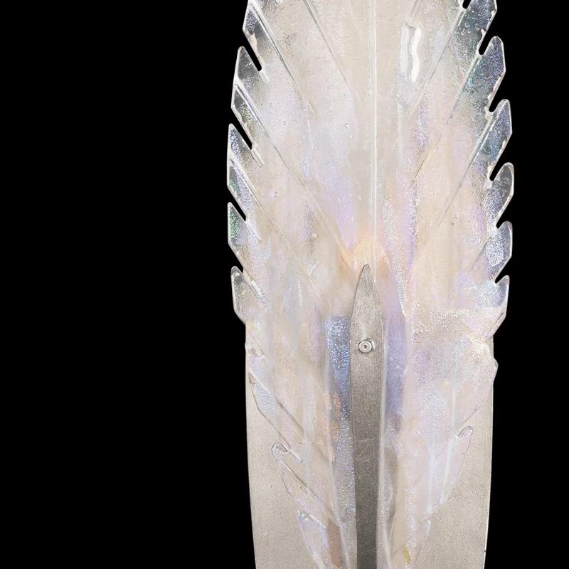 Fine Art Handcrafted Lighting Plume Iron Armed Sconce
