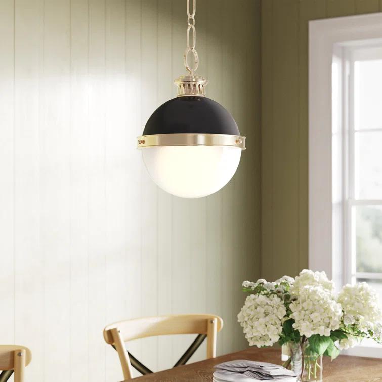 Manila Single Light Glass Pendant