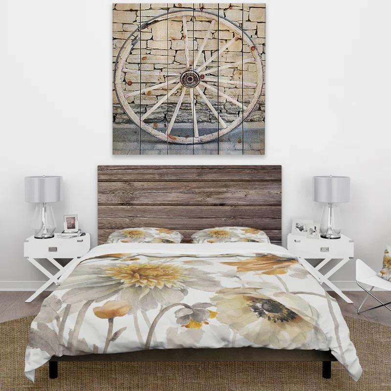 Design Art Farmhouse / Country No Floral Duvet Cover Set