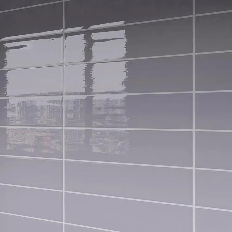 Supreme Tile Zarati 2.95 in. X 11.81 in. Polished Ceramic Subway Wall Tile