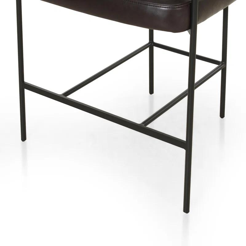 Lyssa Leather Bar & Counter Stool