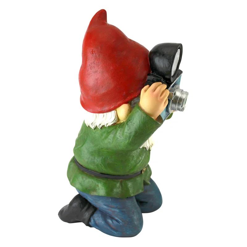 Design Toscano Camera Man Gnome Garden Statue