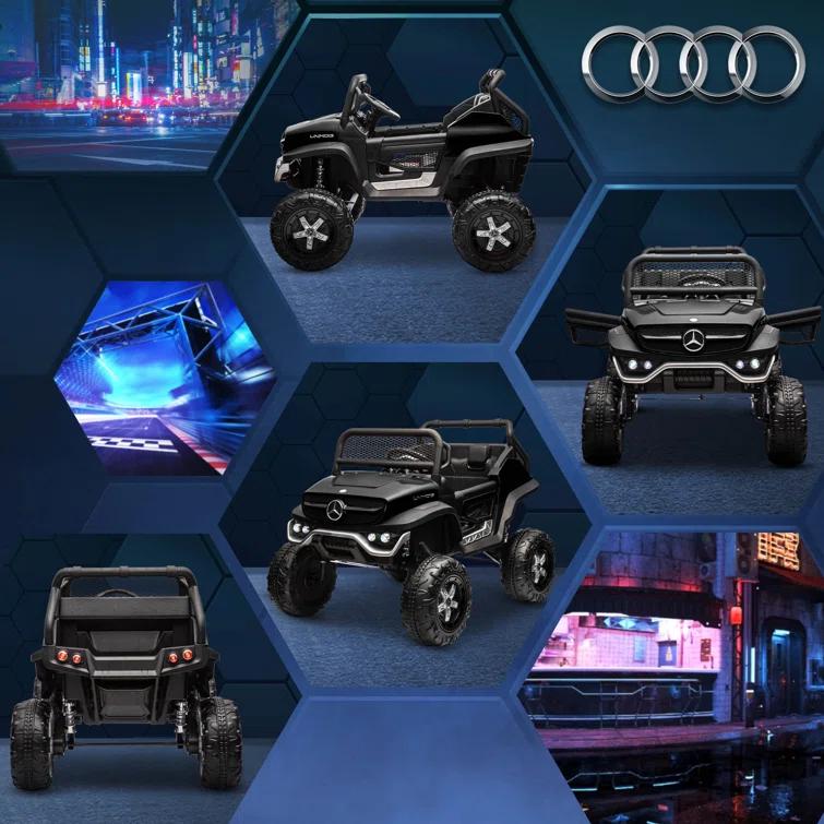 Aosom Aosom 2 Seater All-Terrain Vehicles Battery Powered Ride On with Remote Control