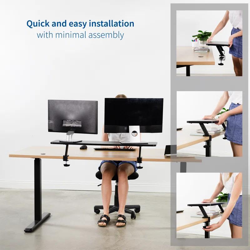 Vivo Clamp-on 40in Shelf Monitor Riser