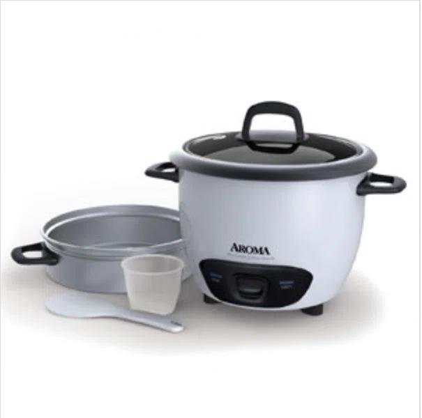 Aroma AROMA Rice Cooker, 7-Cup (Uncooked) / 14-Cup (Cooked), Steamer, Grain Cooker, 3Qt