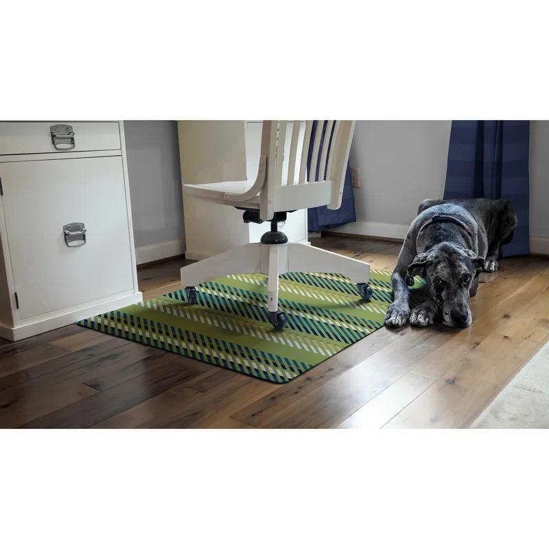 Matterly Stripe 35 in. x 47 in. 9 to 5 Desk Chair Mat