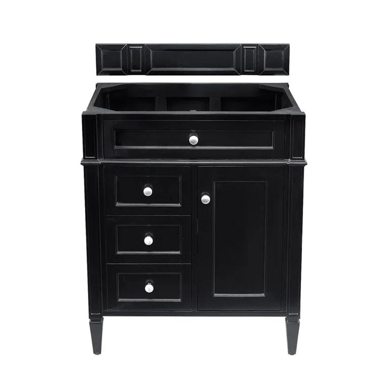 30 in. Single Vanity, Black Onyx with 3 cm Lime Delight Quartz Top