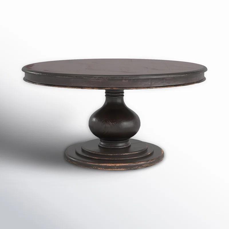 Dadeville Pine Round Solid Wood Dining Table