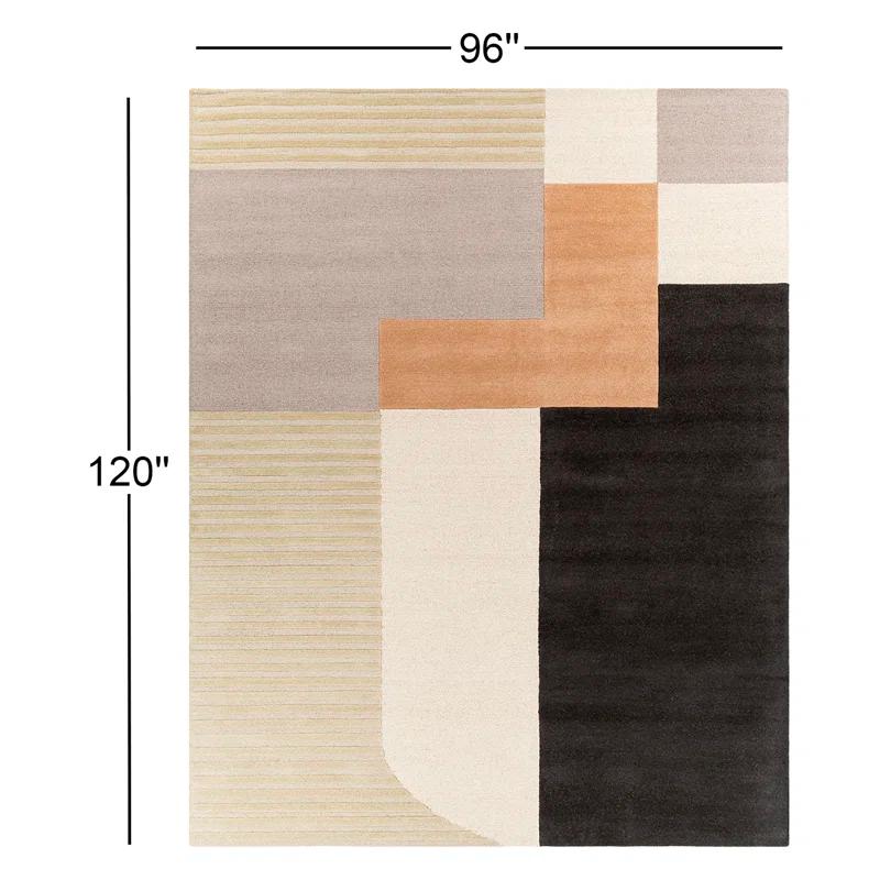 Mora Geometric Hand-Tufted Wool Area Rug