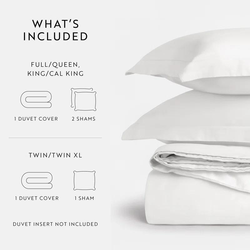 Becky Cameron Vintage Washed Long-Staple Sateen Cotton Duvet Cover Set