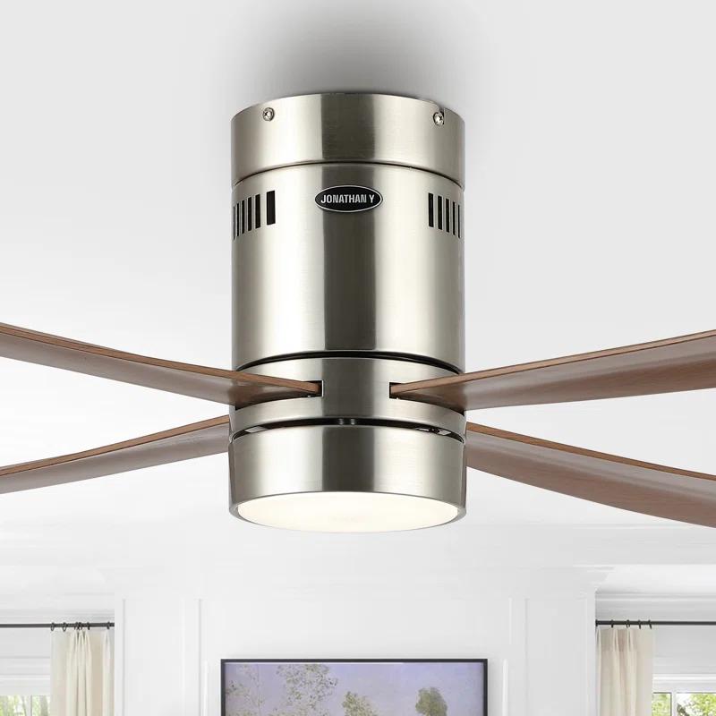 Jonathan Y Theo 52'' Ceiling Fan with LED Lights