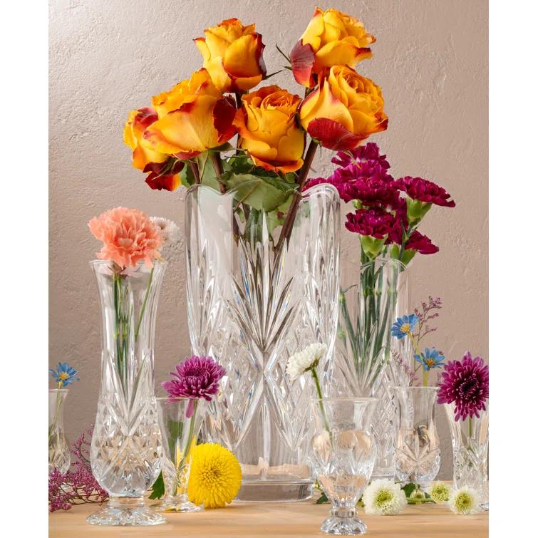 Godinger Silver Art Co Dublin Crystal Tall Table Vase