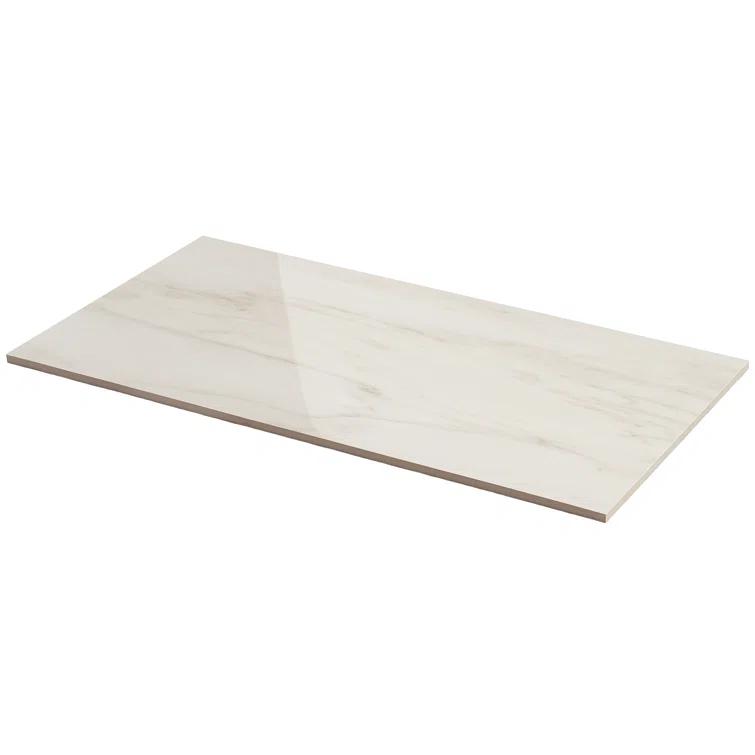 Bond Tile 12" x 24" Polished Marble Look Porcelain Floor and Wall Tile