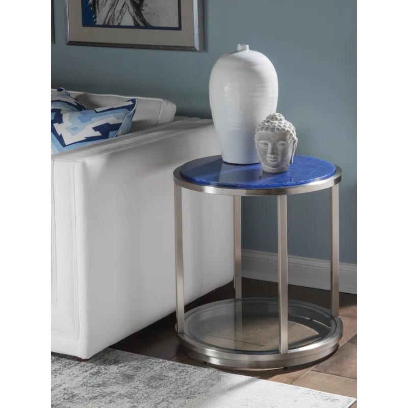 Signature Designs Ultramarine Round End Table