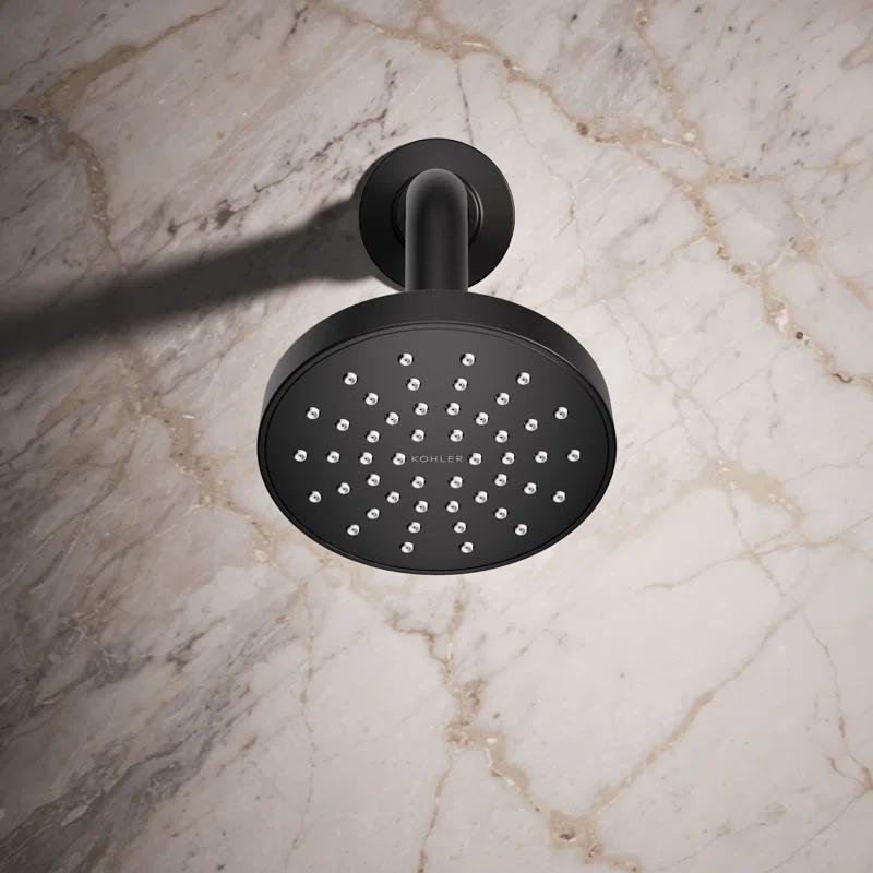 Kohler Purist 2.5 Gpm Multifunction Wall Mount Showerhead, Three Spray Settings, 5.5" High Pressure Spray Head