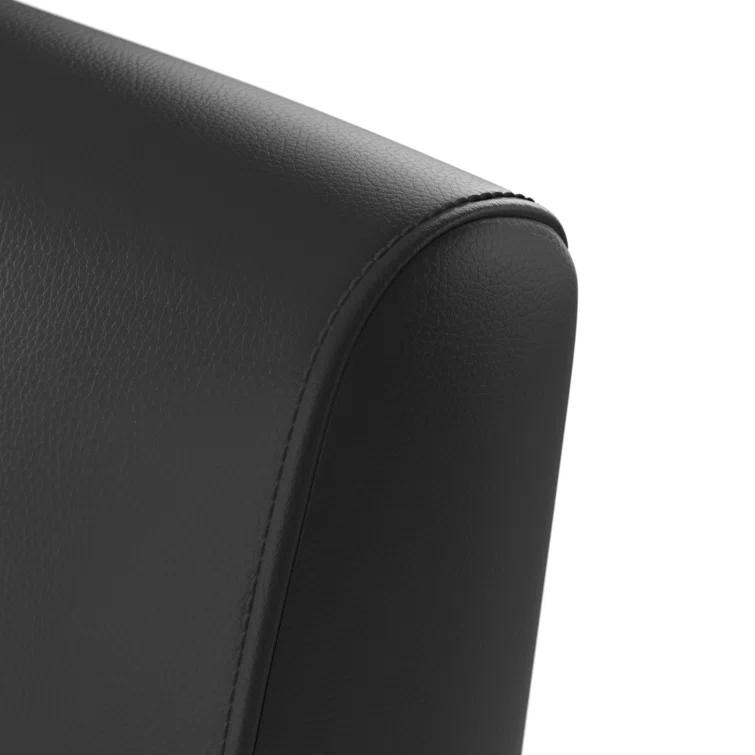 Bush Business Furniture Arrive Collection Vinyl Seat Waiting Room Bariatric Chair with Metal Frame and arms