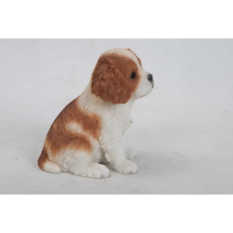 Hi-Line Gift Ltd. Sitting King Charles Puppy Statue